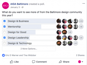 Facebook Poll Results