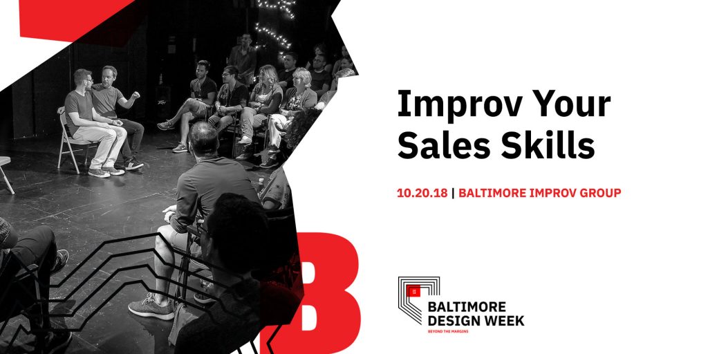AIGA Baltimore Design Week Improv Your Sales Skills event