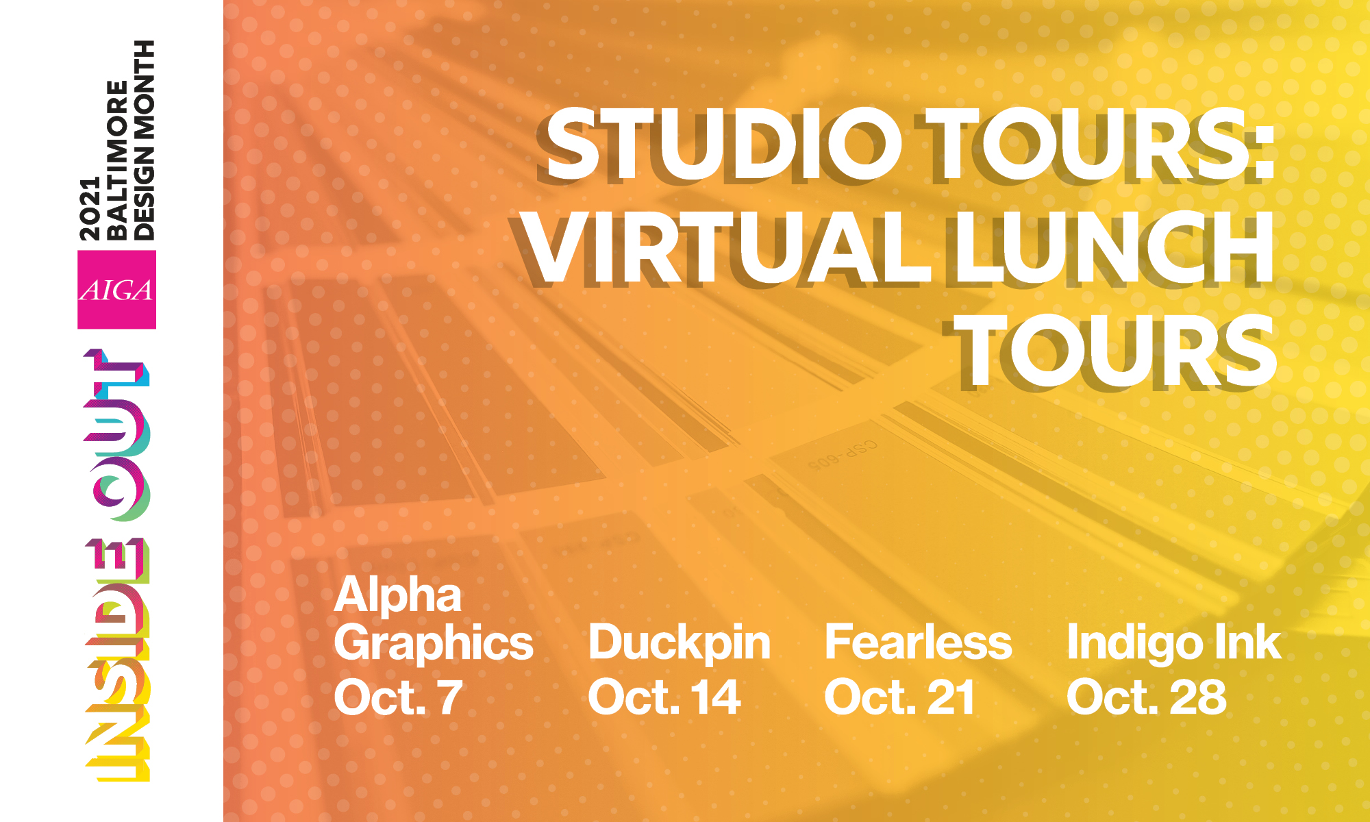 Studio Tours: Virtual Lunch Tours
